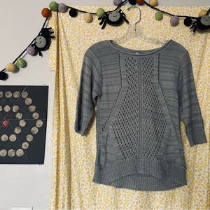 Absolutely brand. Small grey knitted acrylic sweater